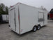 White 8.5x20 Food Catering Concession Food Trailer