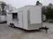 White 8.5x20 Food Catering Concession Food Trailer