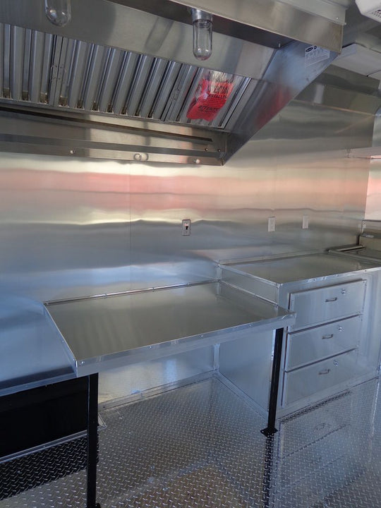 Concession Trailer 8.5'x20' BBQ Smoker Catering Event (Red)