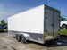 7x20 Enclosed Trailer White - Silver ATP Barn Door (2) 3500lb Axles