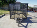 5x10 Straight Deck Utility Trailer 4ft Mesh Sides 3500lb