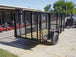 5x10 Straight Deck Utility Trailer 4ft Mesh Sides 3500lb