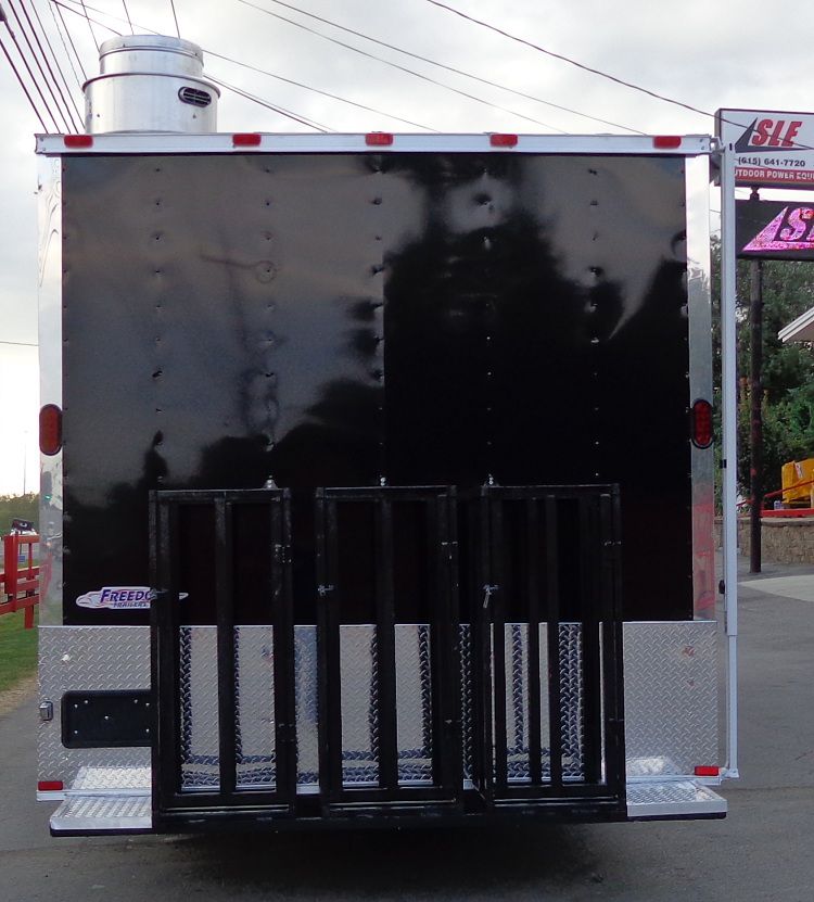 Concession Trailer 8.5'x24' Black - Food Custom Vending Catering