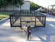 6.4x14 Dovetail Utility Trailer with 2ft Mesh Sides 3,500lb Axle - SLE Equipment - 2