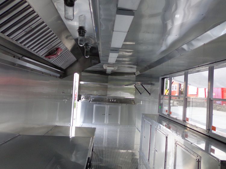 Concession Trailer 8.5'x24' Black - Food Custom Vending Catering