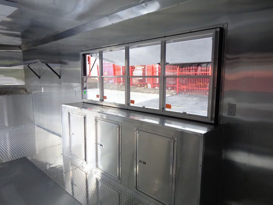 Concession Trailer 8.5'x24' Black - Food Custom Vending Catering