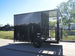 7x12 Black Concession Porch Trailer Food Serving Merchandising