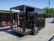 7x12 Black Concession Porch Trailer Food Serving Merchandising