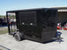 7x12 Black Concession Porch Trailer Food Serving Merchandising