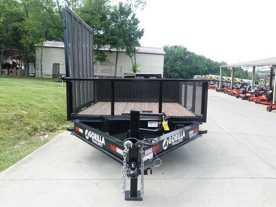 7x20 Hybrid Utility Dump Trailer 2ft Sides with Box (2) 7K Axles