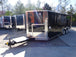 8.5' x 20' Black Porch Style Concession Trailer w Appliances