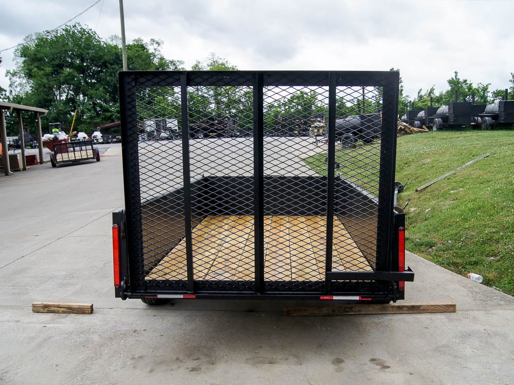 5x10 Utility Trailer with 18in Metal Sides 3500lb Axle