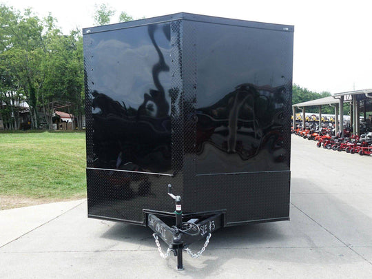 8.5x20 Black V - Nose Enclosed Trailer with Blackout Pkg (2) 5,200lb Axles - SLE Equipment - 2