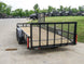 6.4x20 Utility Trailer with Side Gate and 18" Mesh (2) 3,500lb Axles - SLE Equipment - 6