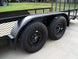 6.4x20 Utility Trailer with Side Gate and 18" Mesh (2) 3,500lb Axles - SLE Equipment - 13