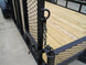6.4x20 Utility Trailer with Side Gate and 18" Mesh (2) 3,500lb Axles - SLE Equipment - 16