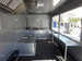 8.5' x 22' Black Flat Nose Concession Trailer