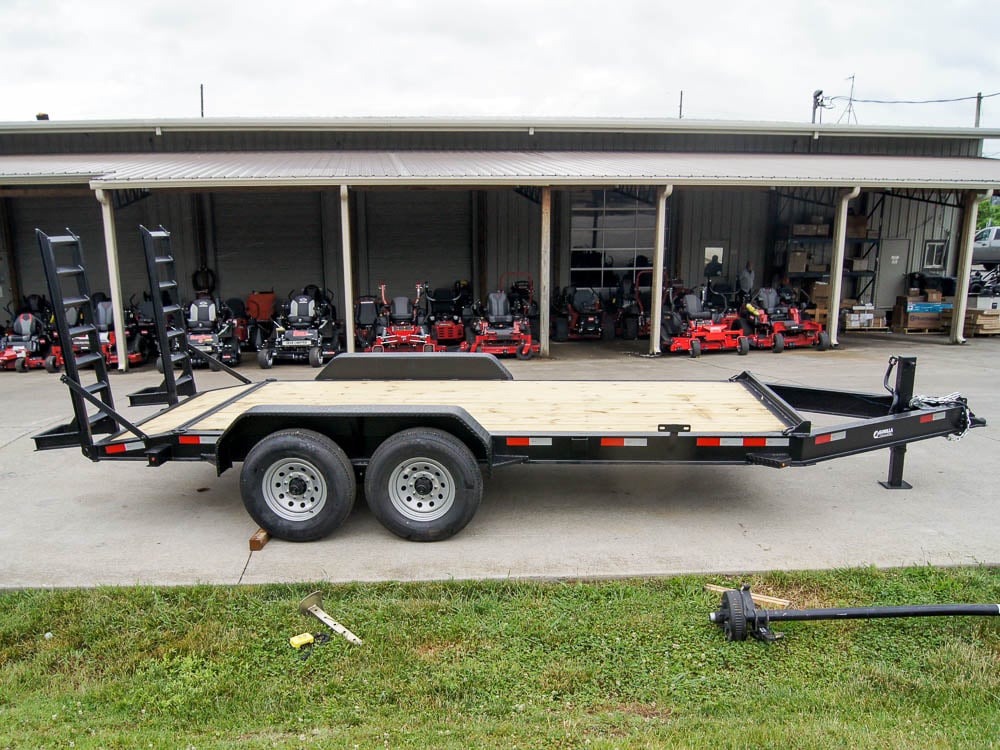 7x16 I-Beam Equipment Trailer with (2) 7K Axles