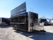 8.5' x 22' Black Flat Nose Concession Trailer