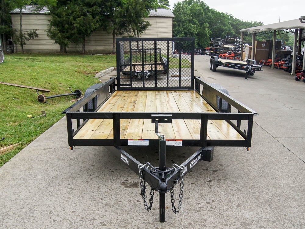 6.4' x 16' Straight Deck Utility Trailer (2) 3500lb Axles