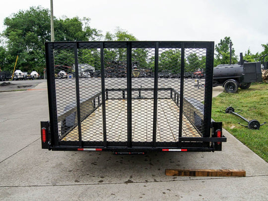 6.4' x 16' Straight Deck Utility Trailer (2) 3500lb Axles