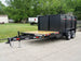 7x16 Hybrid Dump Trailer with 4-ft Sides (2) 6K Axles and Deck
