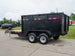 7x16 Hybrid Dump Trailer with 4-ft Sides (2) 6K Axles and Deck