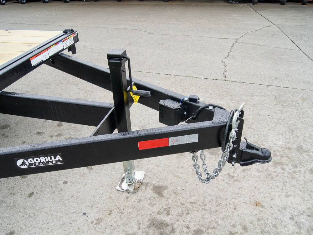 7x16 Hybrid Dump Trailer with 4-ft Sides (2) 6K Axles and Deck