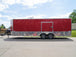 Custom Red 8.5x24 Enclosed Trailer (2) 5200lb Axles Diamond Plate Floor