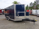 8.5' x 14' Enclosed Indigo Blue Concession Food Trailer