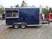 8.5' x 14' Enclosed Indigo Blue Concession Food Trailer