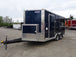 8.5' x 14' Enclosed Indigo Blue Concession Food Trailer