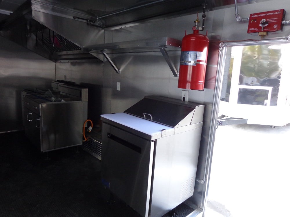 White 8.5' x 20' Food Event Concession Trailer