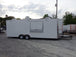 8.5' x 25' White Concession Food Trailer With Appliances