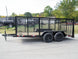 6.4x14 Dovetail Utility Trailer 4ft Mesh (2) 3500lb Axles - SLE Equipment - 7