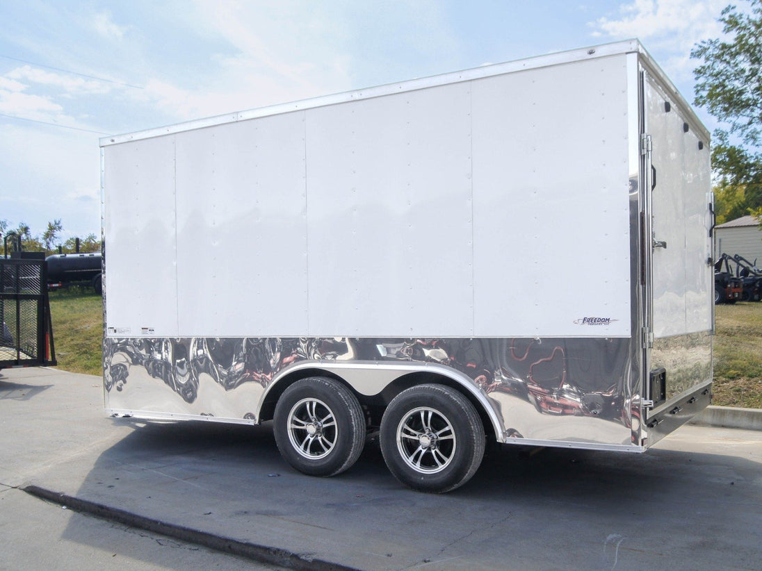 8.5x14 V-Nose Enclosed Trailer - Equipment Storage Hauling