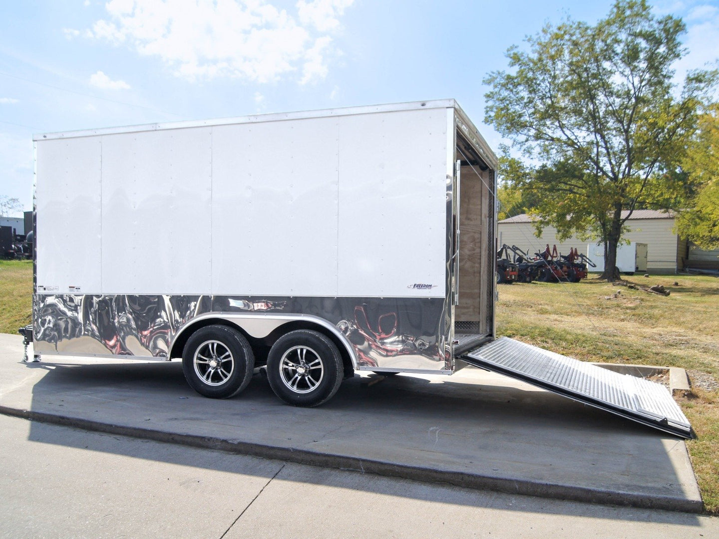 8.5x14 V-Nose Enclosed Trailer - Equipment Storage Hauling