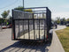 6.4' X 14' Tandem Axle Straight Utility Trailer - Mesh 6' Sides - SLE Equipment - 9