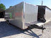 8.5' x 26' Dove Gray Flat Nose Concession Trailer