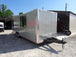 8.5' x 26' Dove Gray Flat Nose Concession Trailer