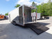 8.5' x 26' Dove Gray Flat Nose Concession Trailer