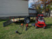 Ferris SRS Z1 36" 19HP Kawasaki Stand-On Mower (5901939) Echo Handhelds and 5x10 Utility Trailer Package