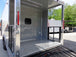 8.5' x 26' Dove Gray Flat Nose Concession Trailer