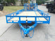 7x20 Heavy Duty Blue Straight Deck Utility Trailer (2) 5,200lb Axles with Brakes - SLE Equipment - 2