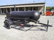 BBQ Smoker 330 Gallon Trailer Pull Behind with Wood Cage