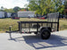 5x8 Straight Deck Utility Trailer with 2ft Mesh Side 3500lb Axle