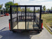 5x8 Straight Deck Utility Trailer with 2ft Mesh Side 3500lb Axle