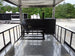 8.5' x 24' Black Porch Style Concession Trailer With Appliances