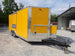 8.5' x 18' Penske Yellow Concession Food Trailer With Appliances