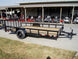 7x14 Dovetail Utility Trailer 3,500lb Axle with Brake - SLE Equipment - 1